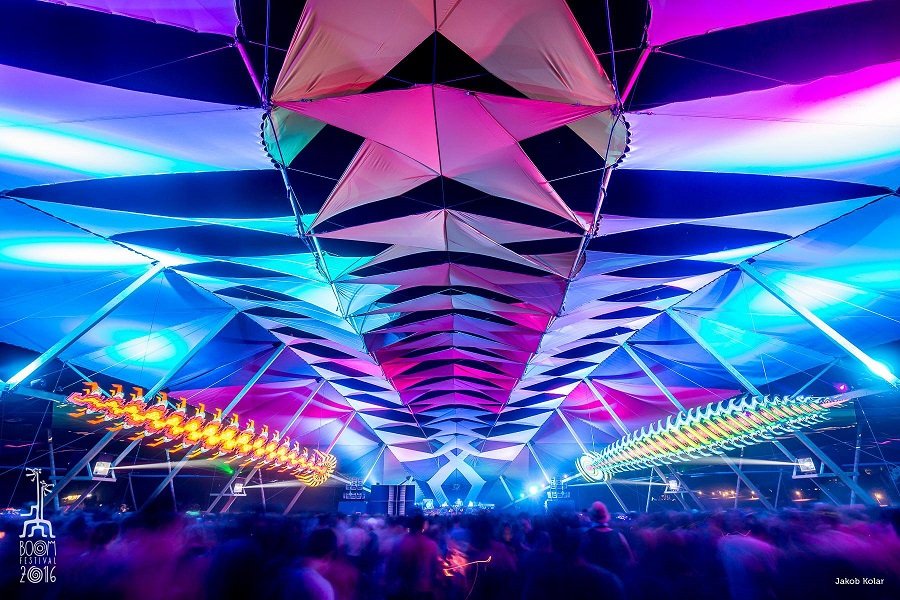 Do LaB Constructs Largest Structure to Date at Portugal's Boom Festival