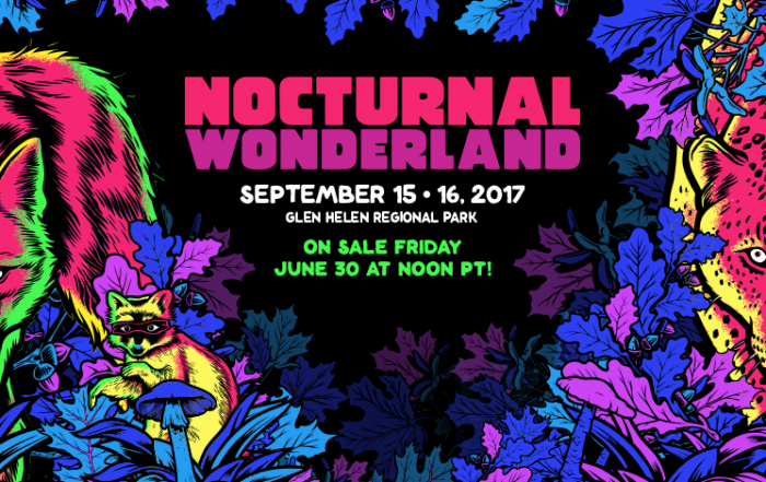 Nocturnal Wonderland 2017 Insomniac - Neon Owl