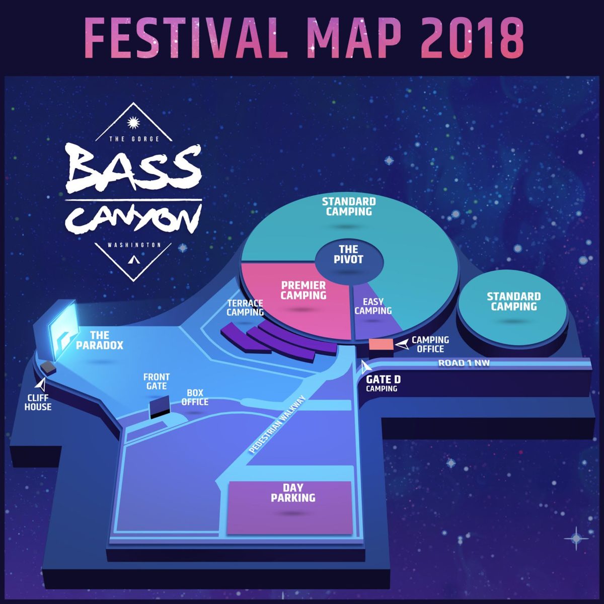 Bass Canyon Music Festival - Neon Owl