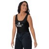 Neon Owl x Groove Cruise Crop Top (Black)